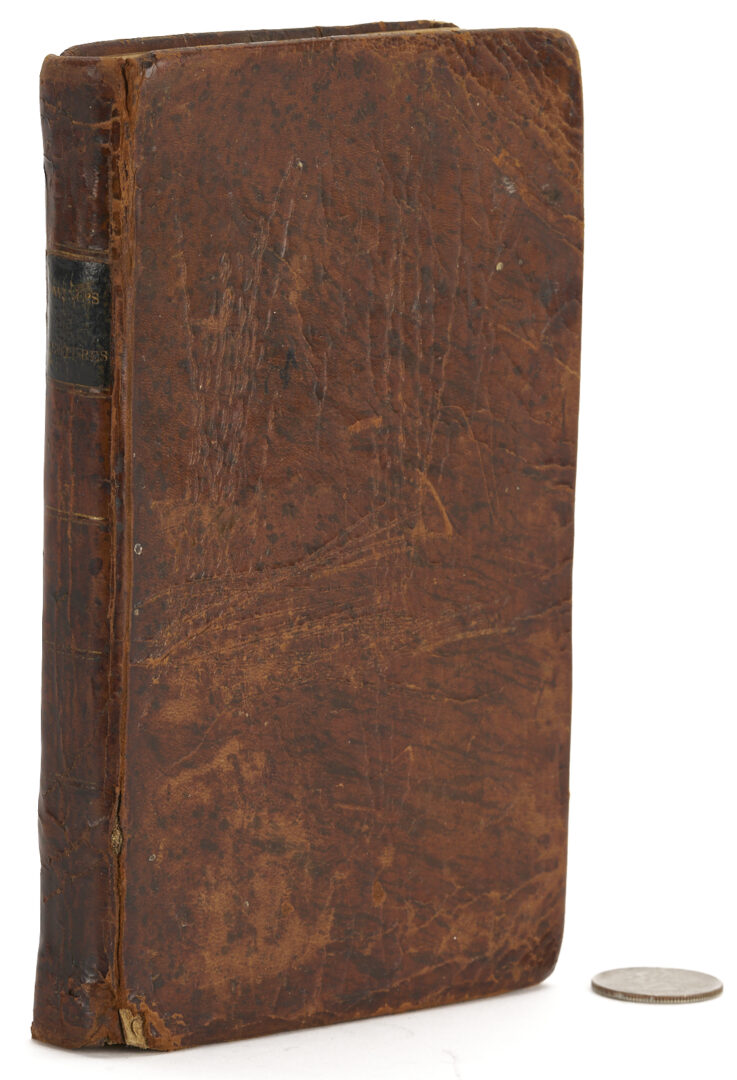 Lot 601: 1870 TN Constitution Plus 1827 Fayetteville Book / Imprint
