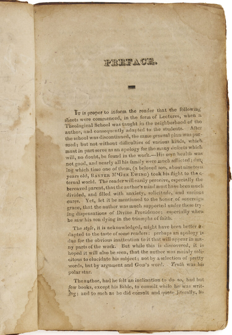 Lot 601: 1870 TN Constitution Plus 1827 Fayetteville Book / Imprint