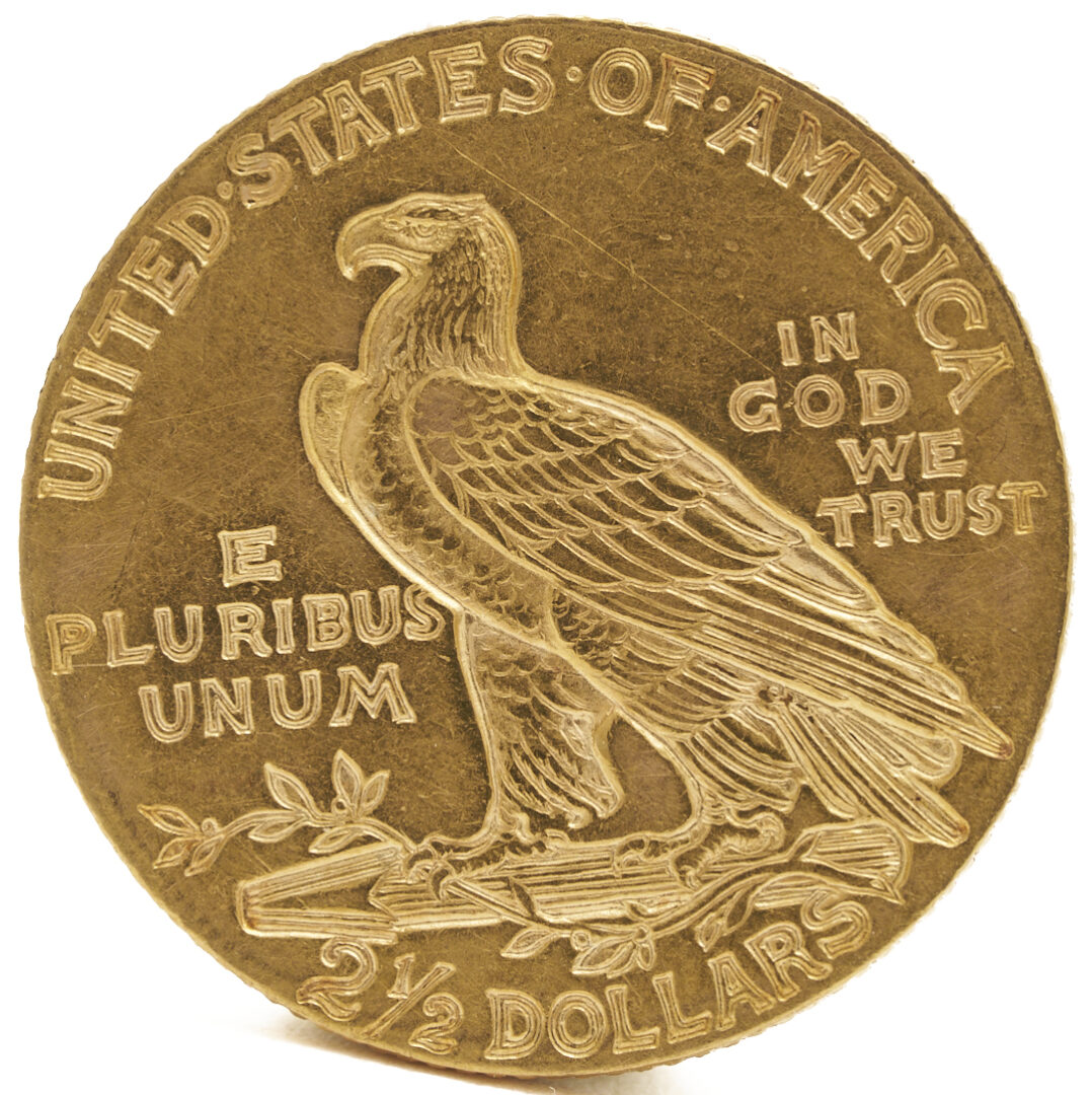 Lot 606: 3 US Gold Coins, Liberty Head & Indian Head