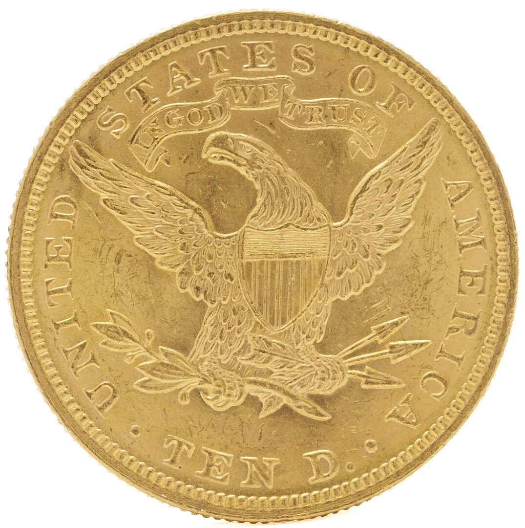 Lot 607: 1907 Philadelphia $10 Liberty Head Gold Coin