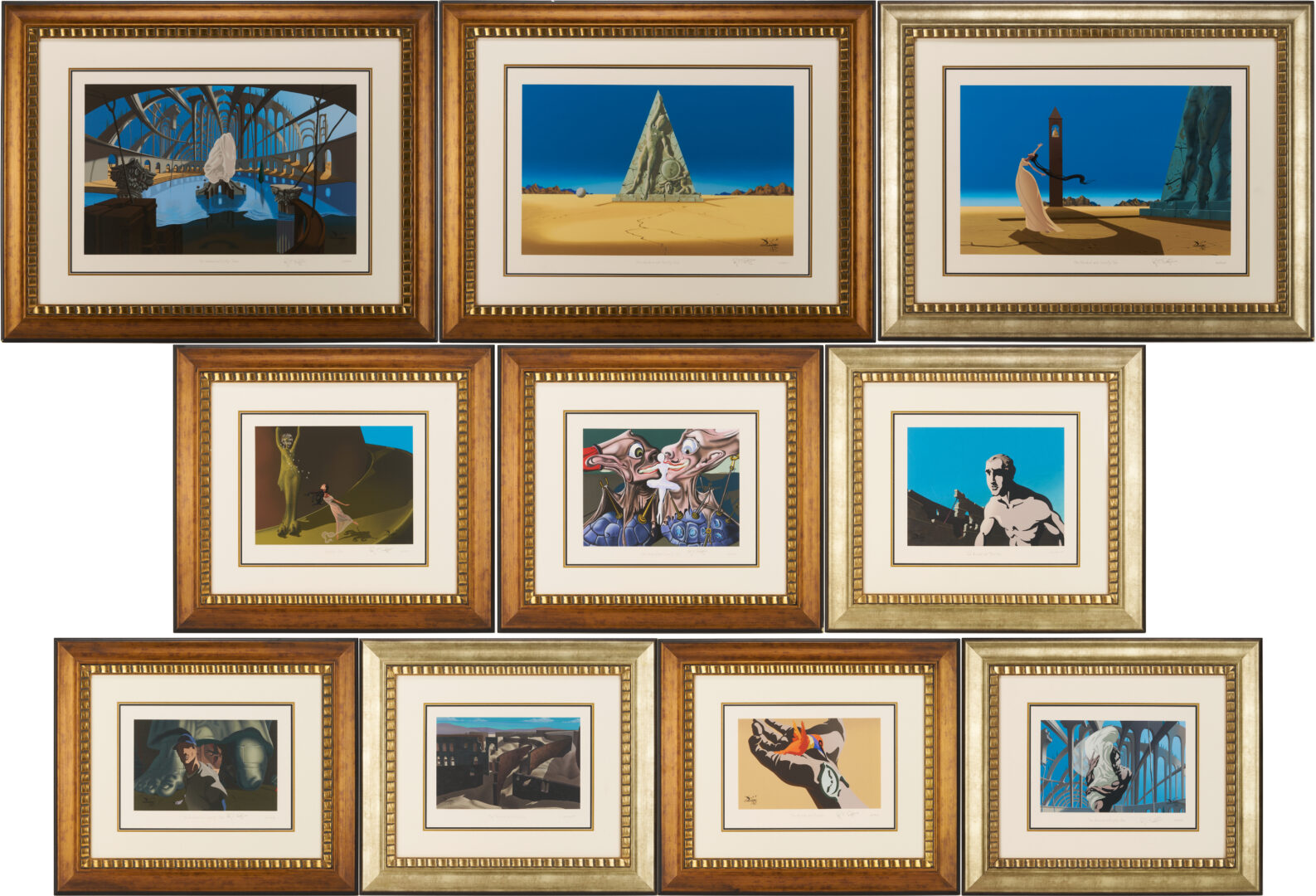 Lot 625: 10 Salvador Dali Disney Destino VIP Edition Serigraphs plus DVD