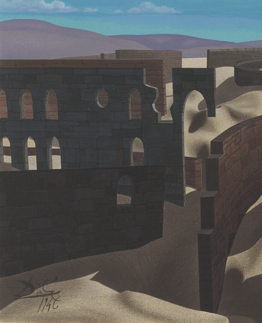Lot 625: 10 Salvador Dali Disney Destino VIP Edition Serigraphs plus DVD