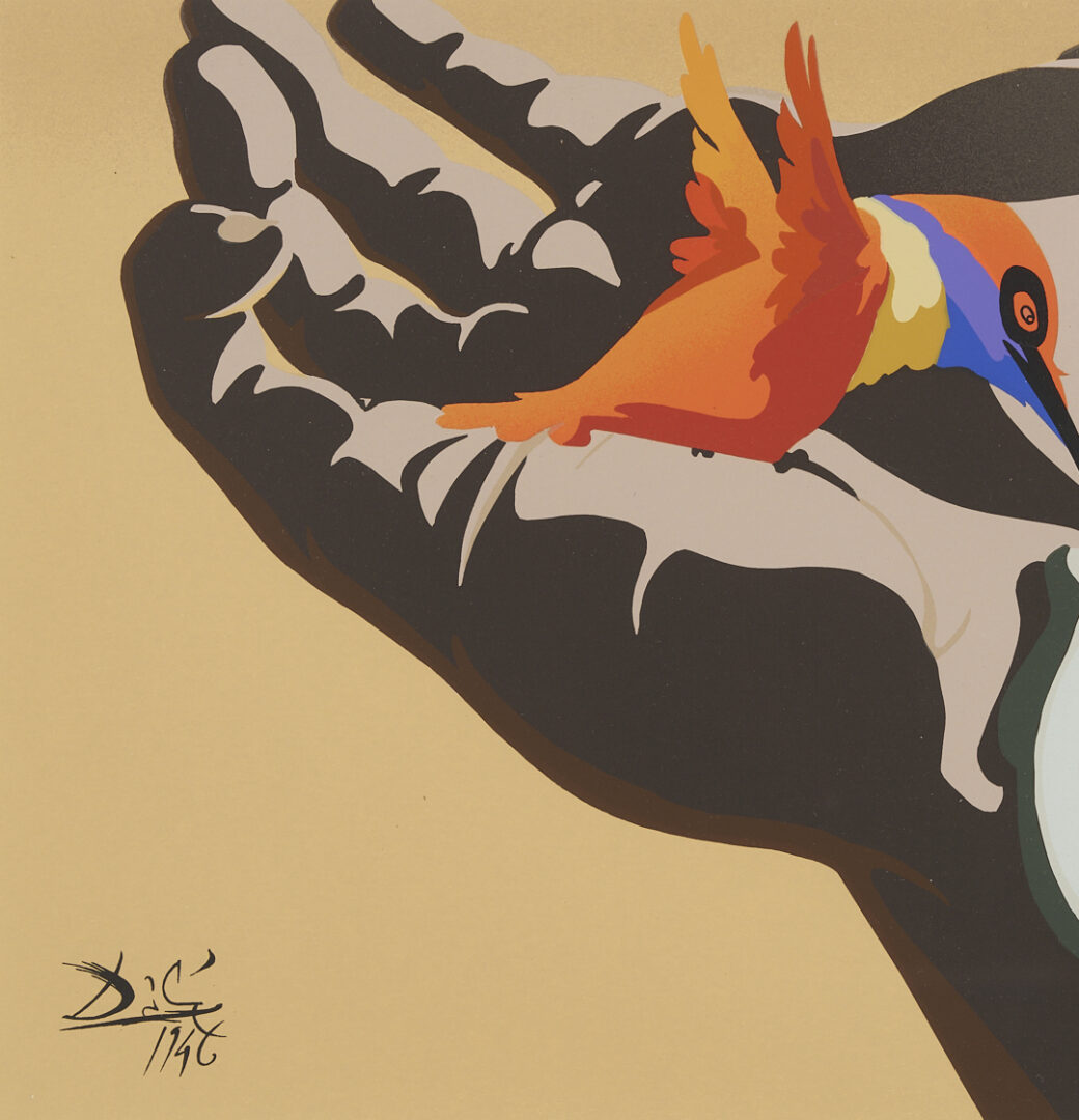 Lot 625: 10 Salvador Dali Disney Destino VIP Edition Serigraphs plus DVD