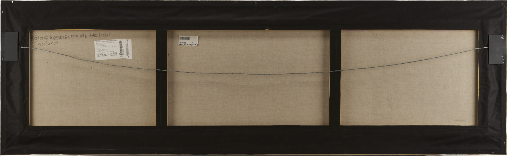 Lot 626: Large LEBO Abstract Painting, The Resurrection & The Light