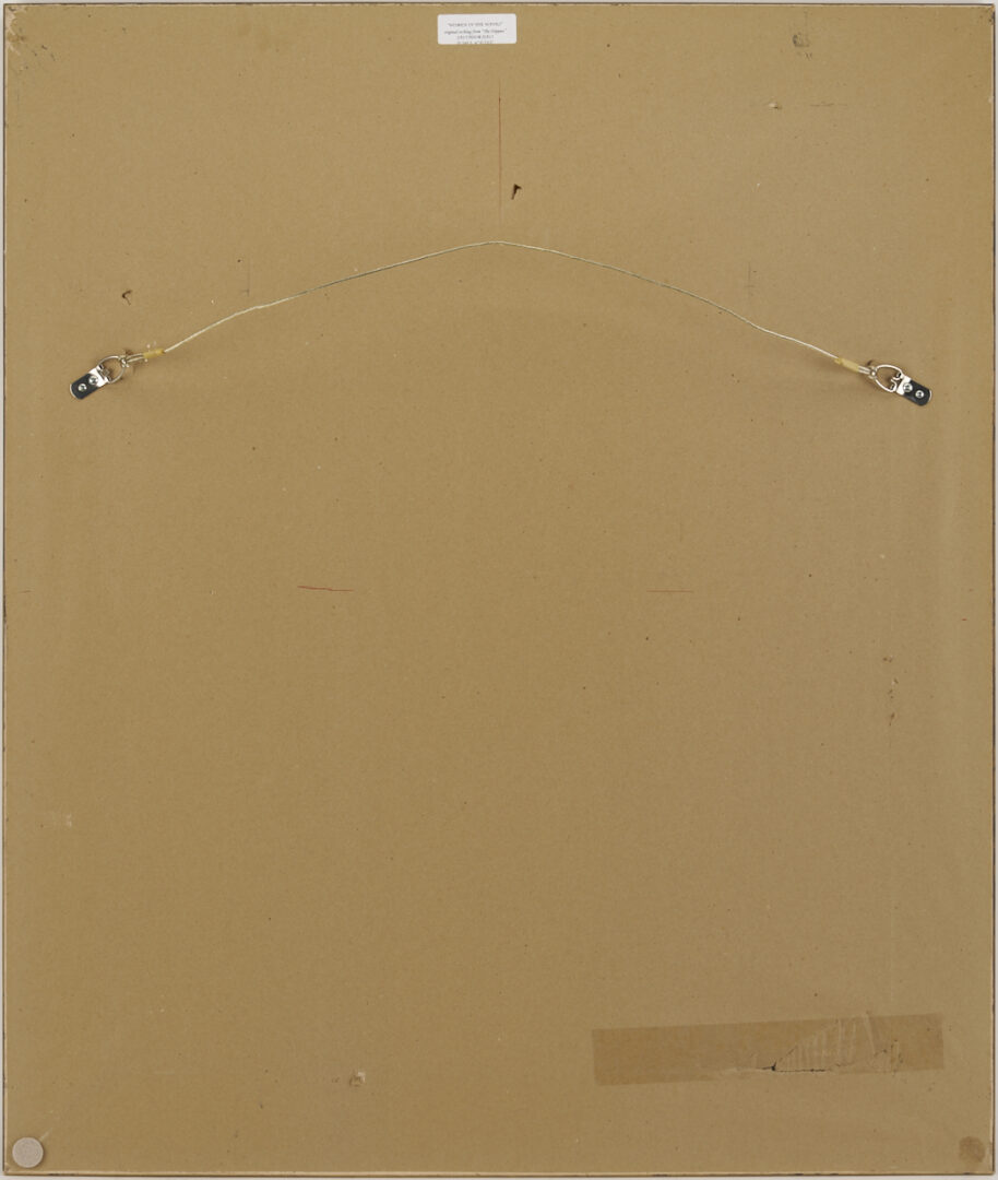 Lot 628: Salvador Dali Signed Etching, Corridor of Katmandu from The Hippies