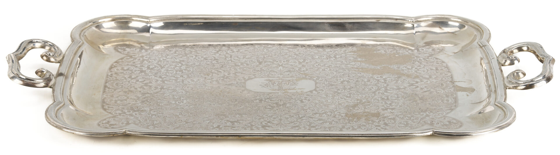 Lot 62: 5 Pc. European .800 Silver Tea Service & .800 Silver Tray