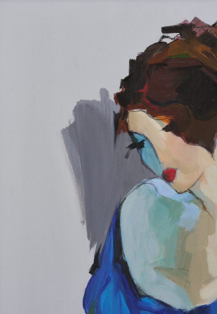 Lot 632: Itzchak Tarkay Original Painting, Inacabado No. 9