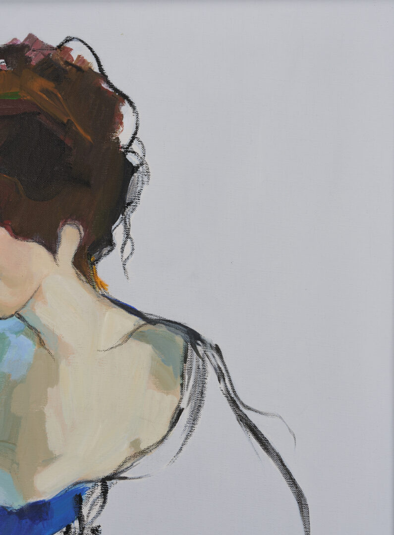 Lot 632: Itzchak Tarkay Original Painting, Inacabado No. 9
