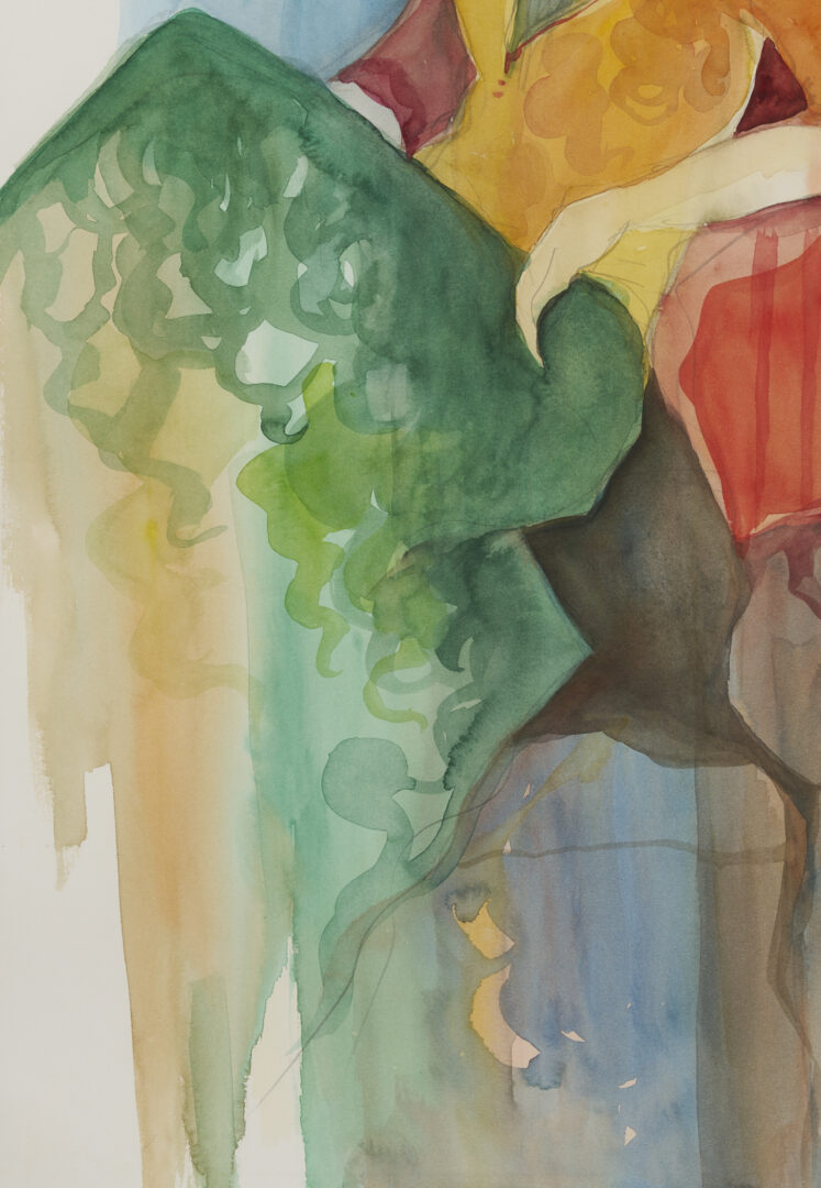 Lot 633: Itzchak Tarkay W/C Painting, Fleeting Thoughts