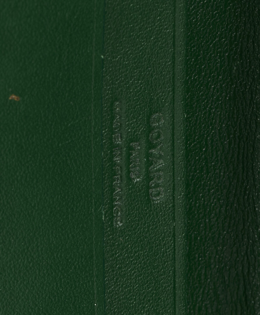 Lot 639: 3 Goyard Leather Items, incl. Saint Louis Tote