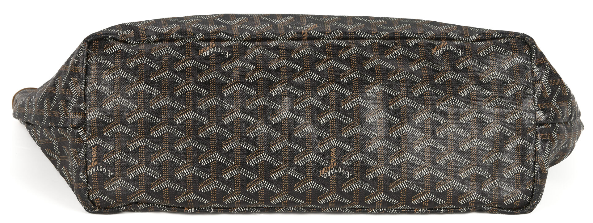 Lot 639: 3 Goyard Leather Items, incl. Saint Louis Tote
