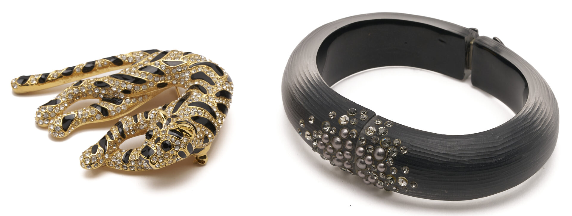 Lot 647: 10 Designer Vintage Jewelry Pieces, Incl. Fung Paperclip Necklace