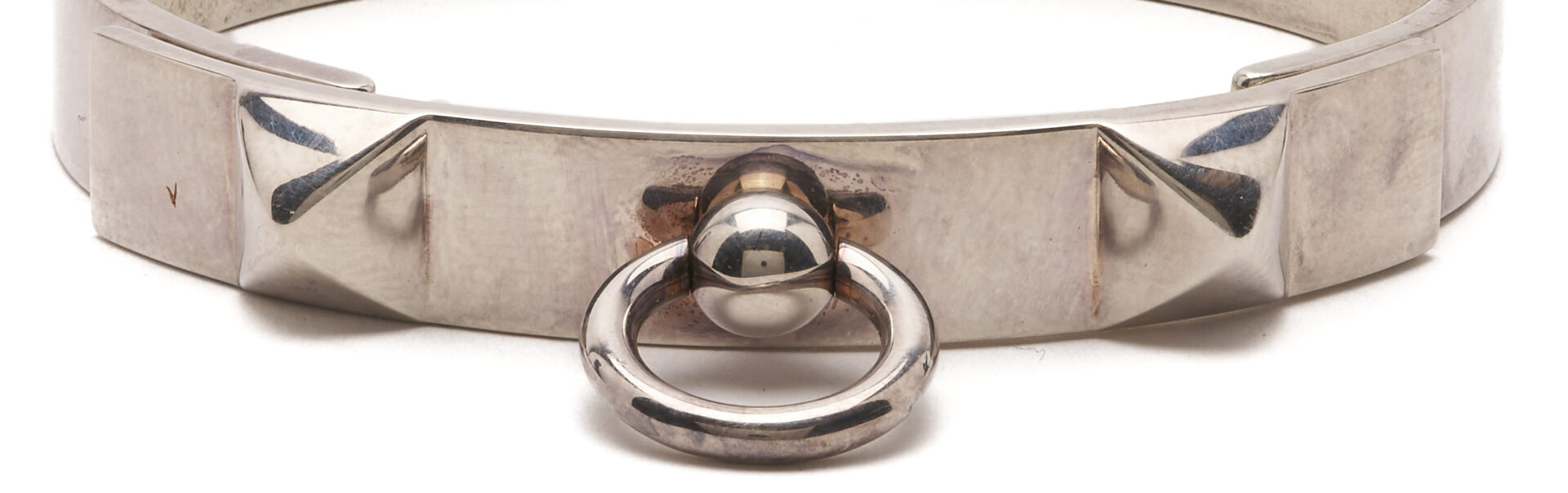 Lot 649: Hermes Sterling CDC Collier de Chien Bracelet