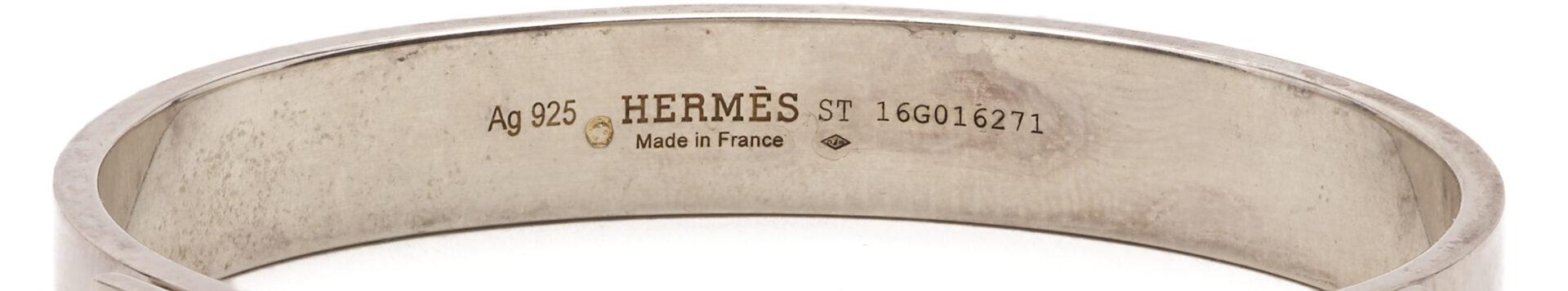 Lot 649: Hermes Sterling CDC Collier de Chien Bracelet