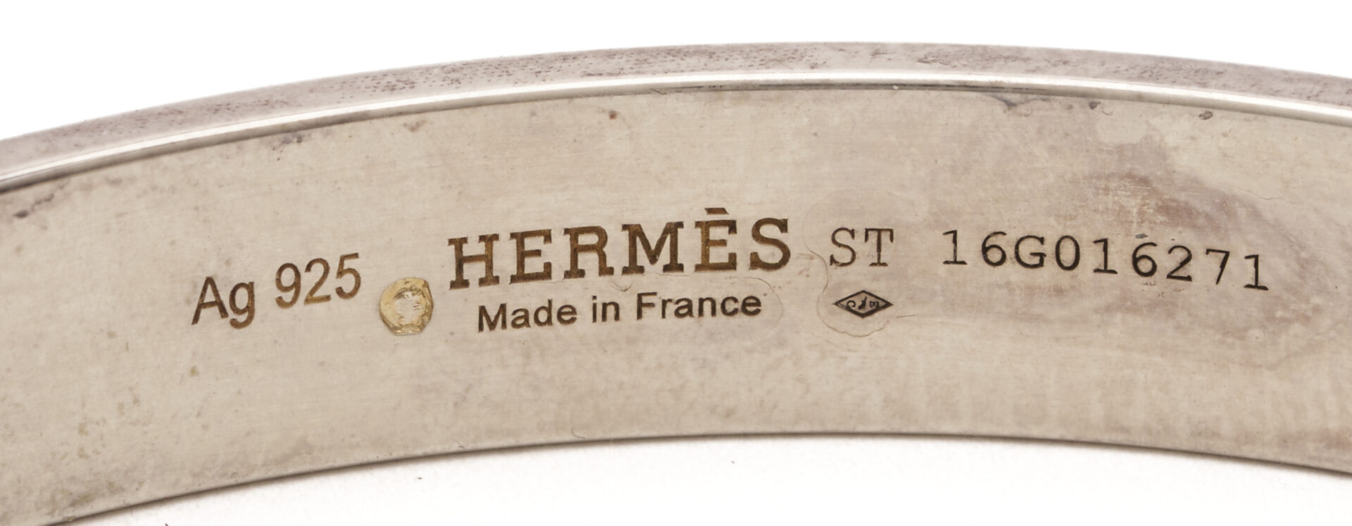 Lot 649: Hermes Sterling CDC Collier de Chien Bracelet