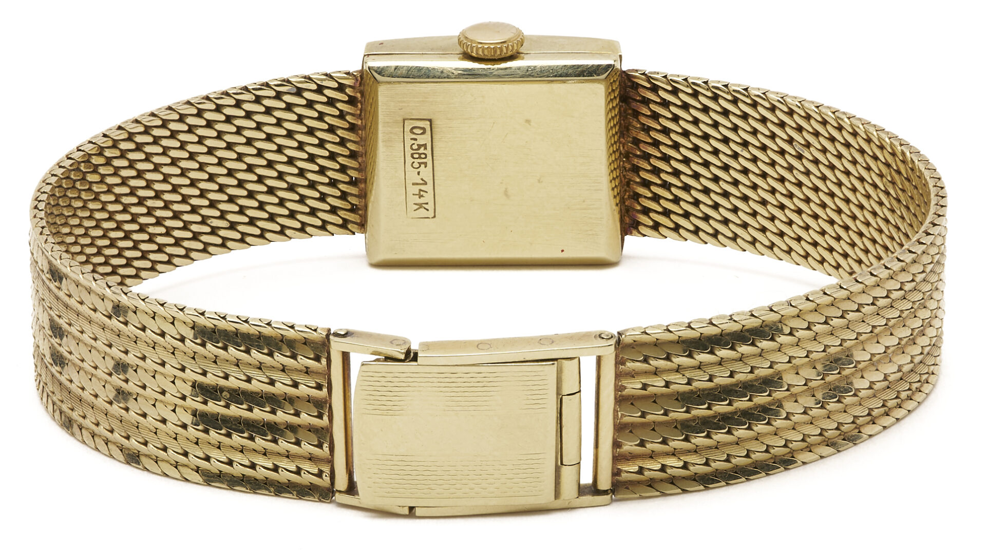 Lot 650: 14K Yellow Gold Horos Incabloc Watch