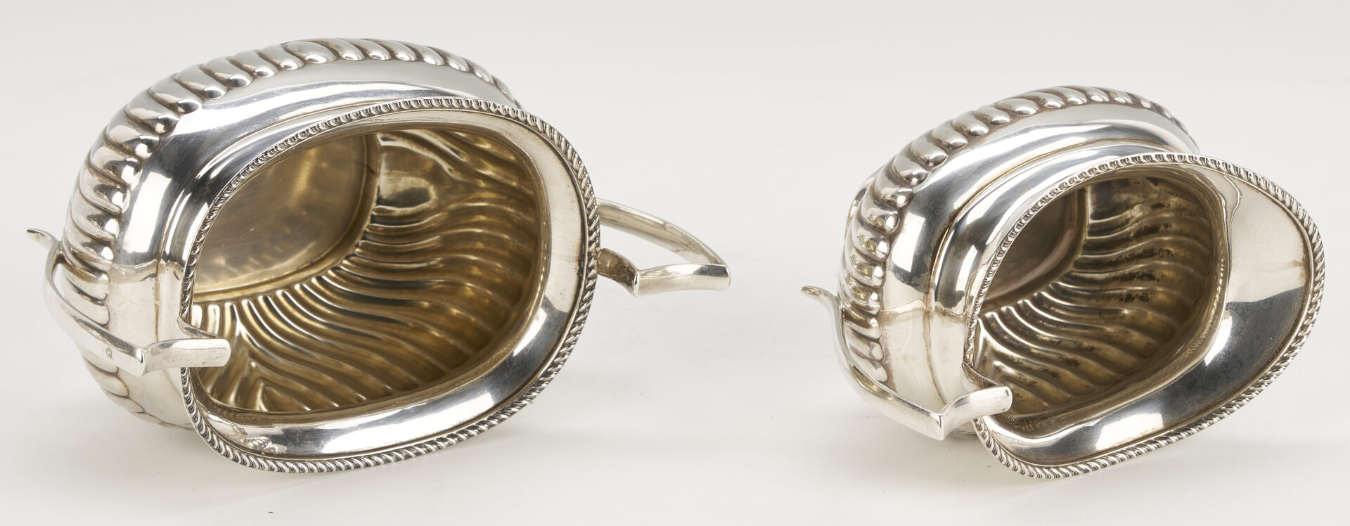 Lot 65: 3 Pc. English Sterling Silver Tea Set