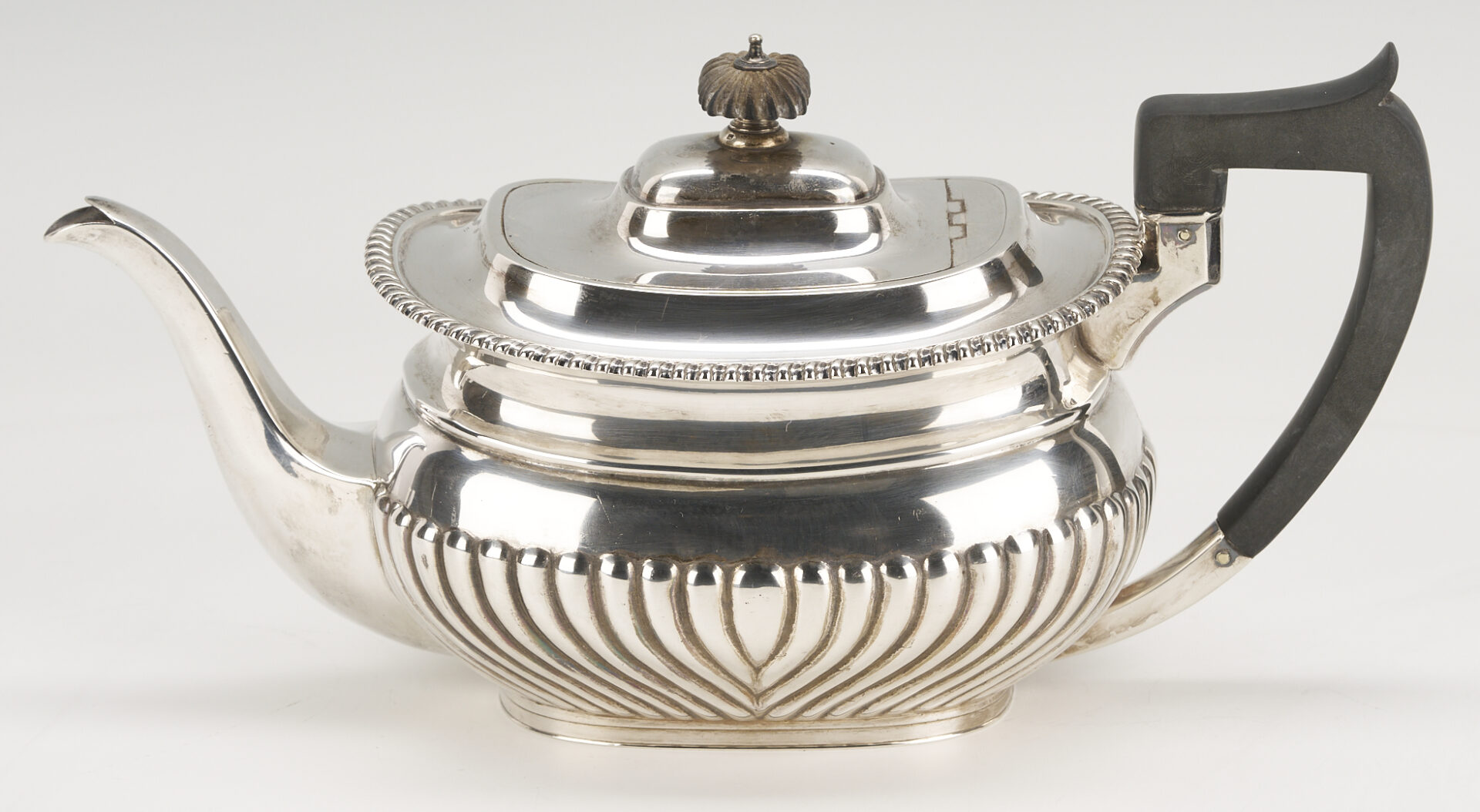Lot 65: 3 Pc. English Sterling Silver Tea Set