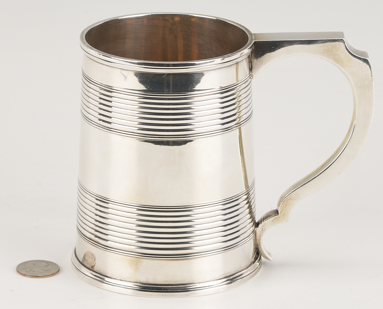 Lot 66: Scottish Sterling Silver Tankard