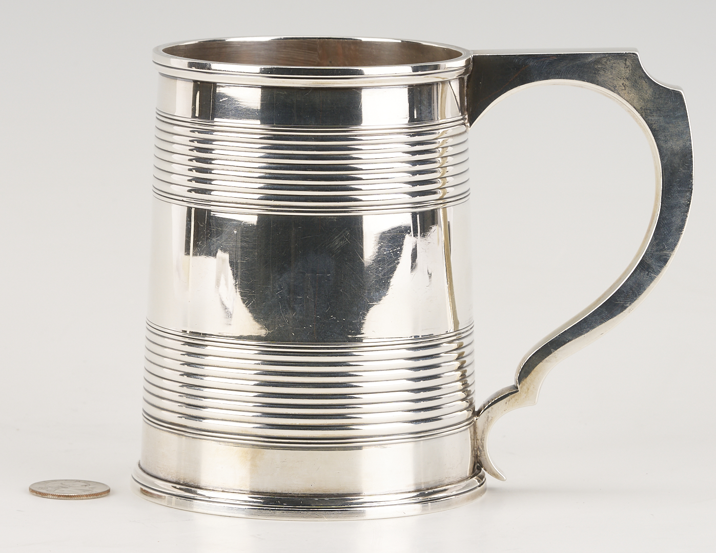 Lot 66: Scottish Sterling Silver Tankard
