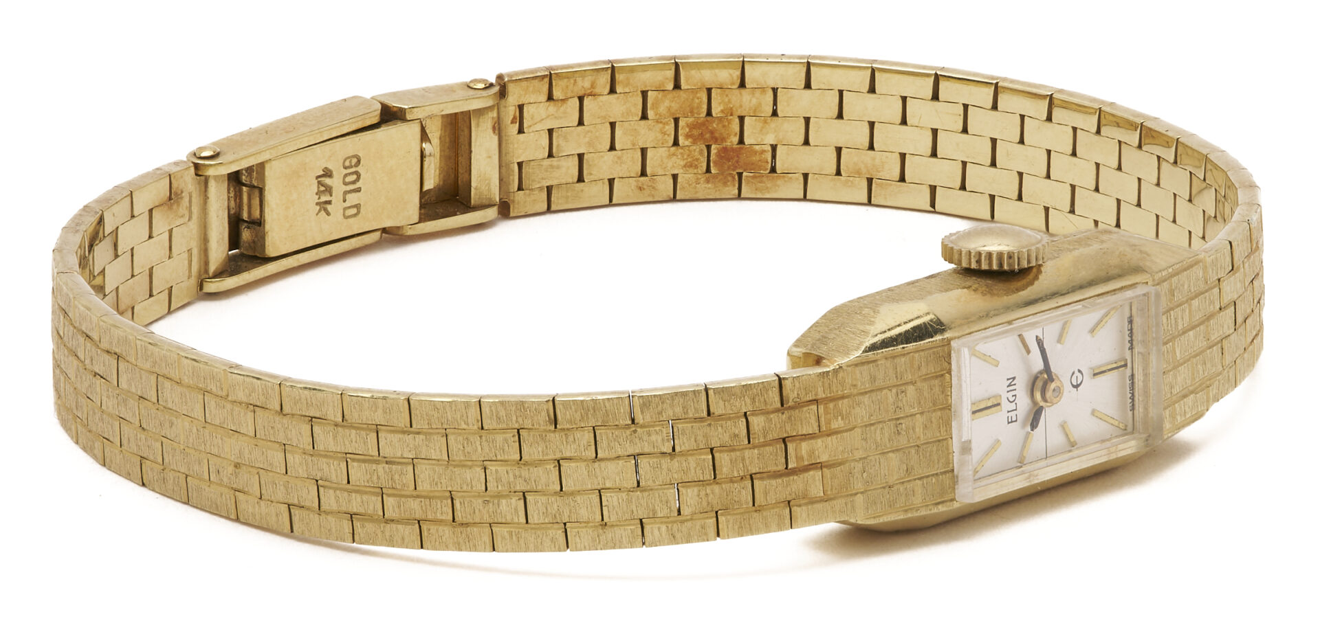 Lot 670: Women’s Vintage Elgin 14K Dress Watch
