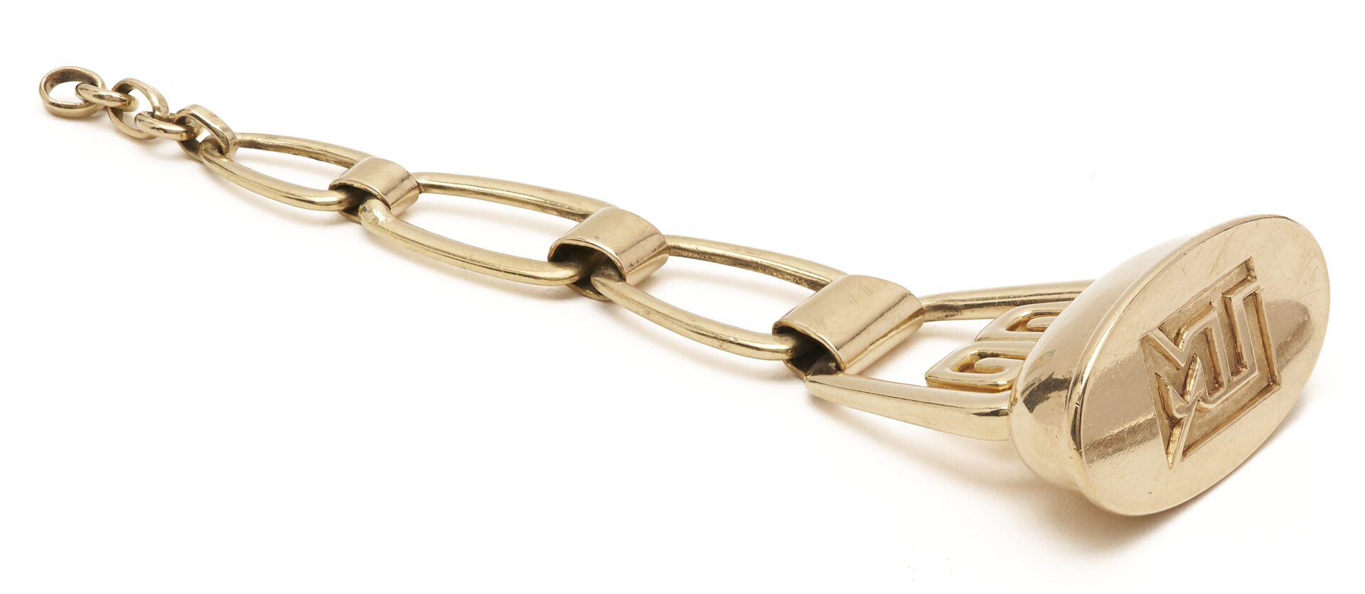 Lot 672: 14K Yellow Gold Art Deco Watch Fob