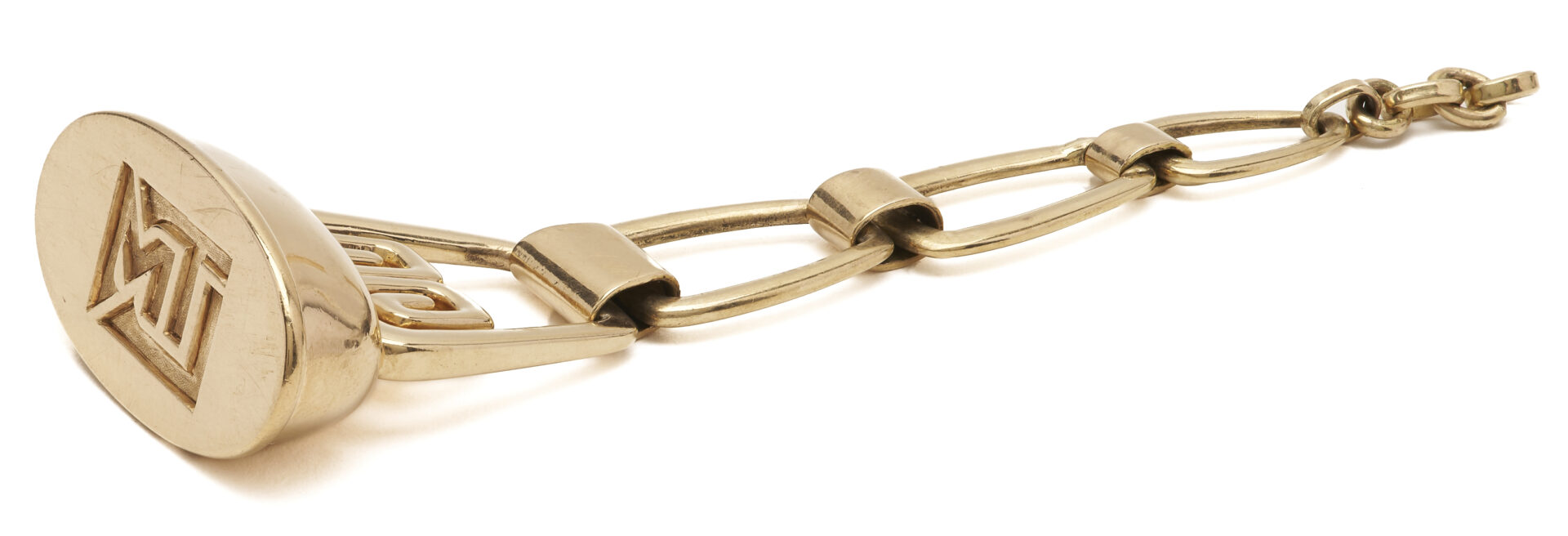 Lot 672: 14K Yellow Gold Art Deco Watch Fob