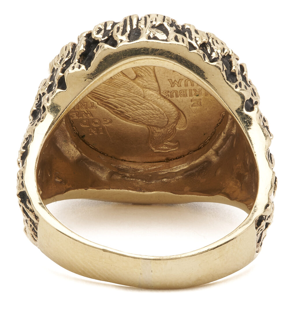 Lot 679: 1914 Liberty Gold Coin Ring