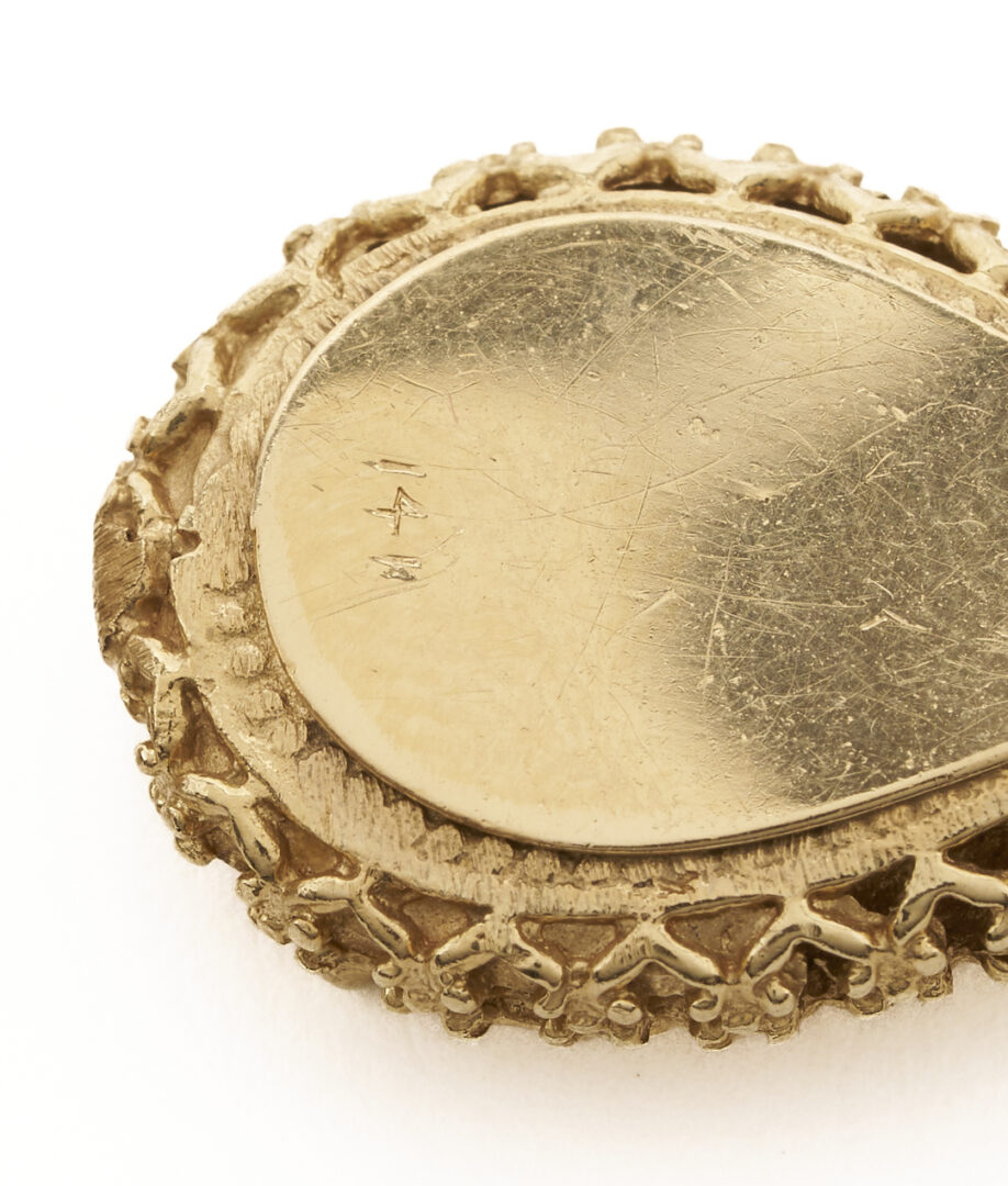 Lot 682: Three 14K Lockets, incl. 1 with 14K Chain