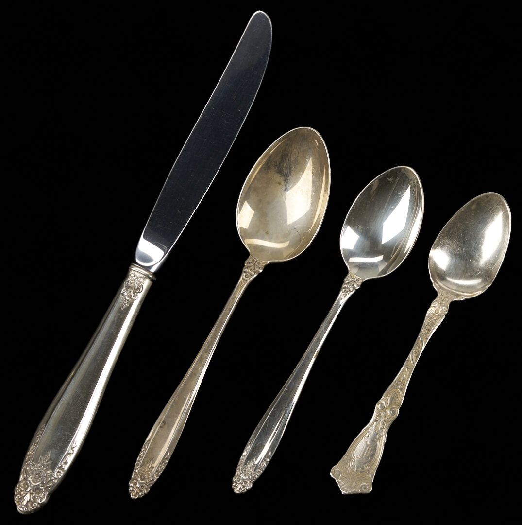 Lot 687: 40 Pcs. International Prelude Sterling Flatware, plus 17 others