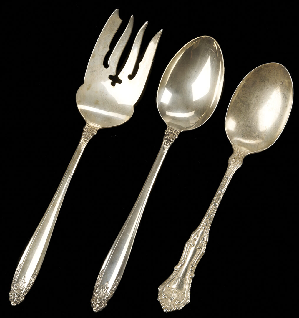 Lot 687: 40 Pcs. International Prelude Sterling Flatware, plus 17 others
