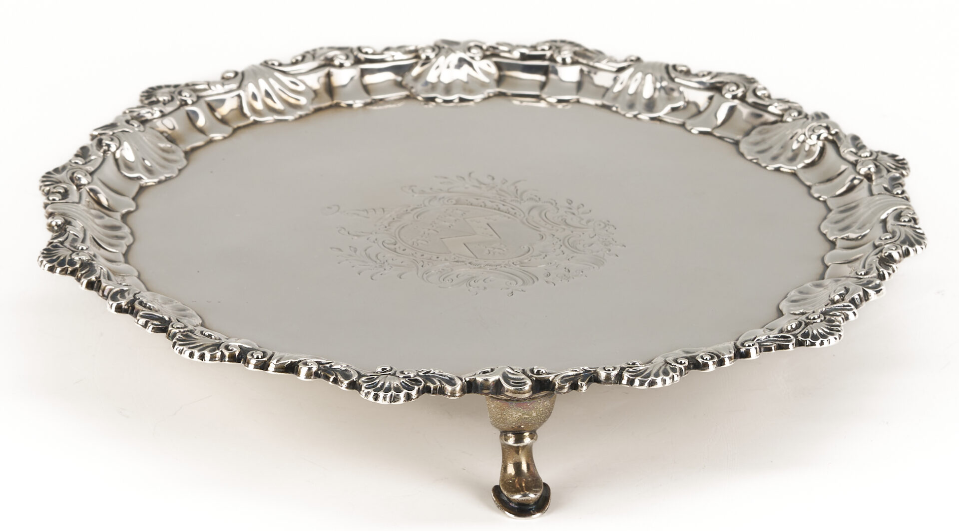 Lot 68: George III Sterling Silver Salver or Tray