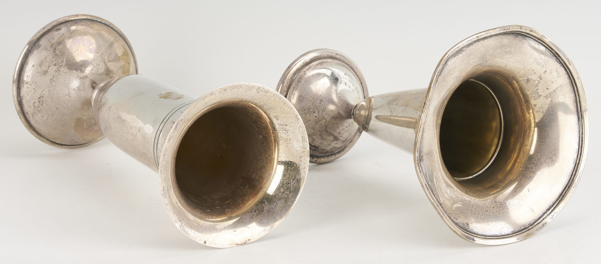 Lot 691: 5 Sterling Silver Nashville Golf Trophies: 2 Vases, Bowl, Pitcher, Goblet