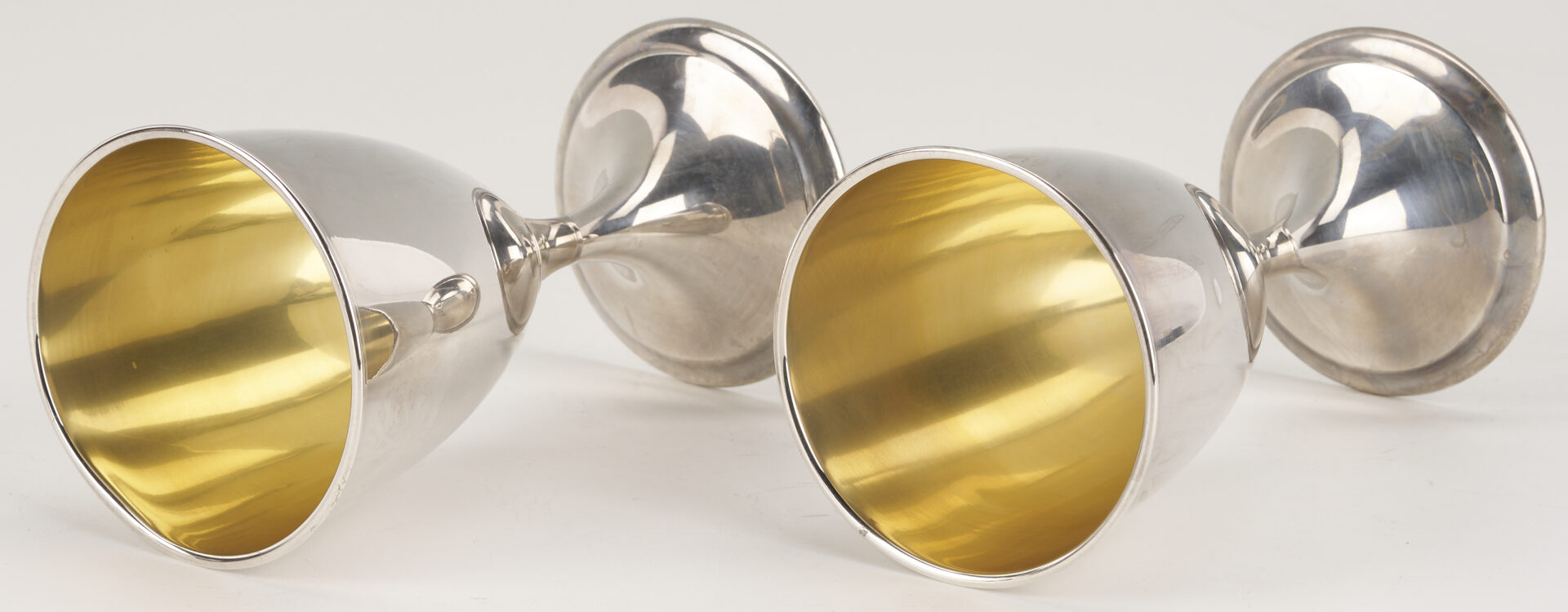 Lot 700: 8 Wallace Sterling Silver Goblets