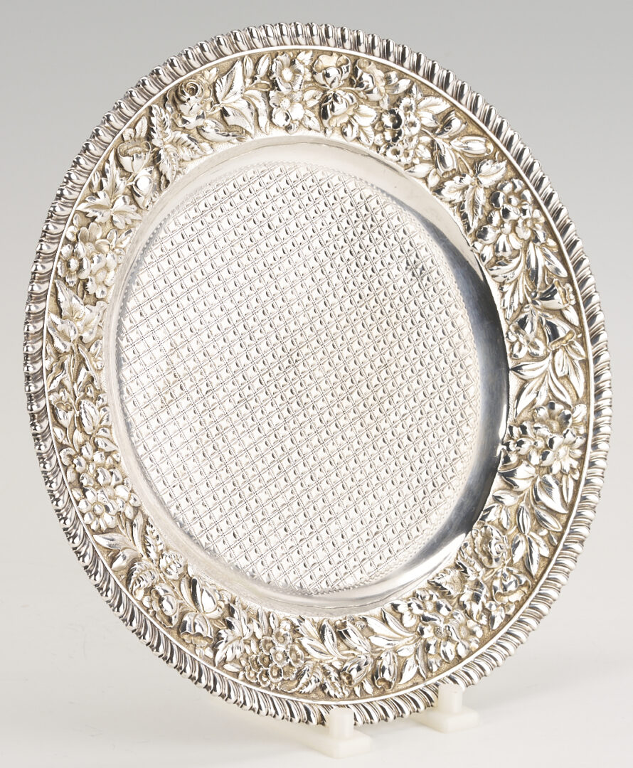 Lot 701: Sterling Bailey Banks Biddle Tray plus Justice & Arminger Cream/Sugar