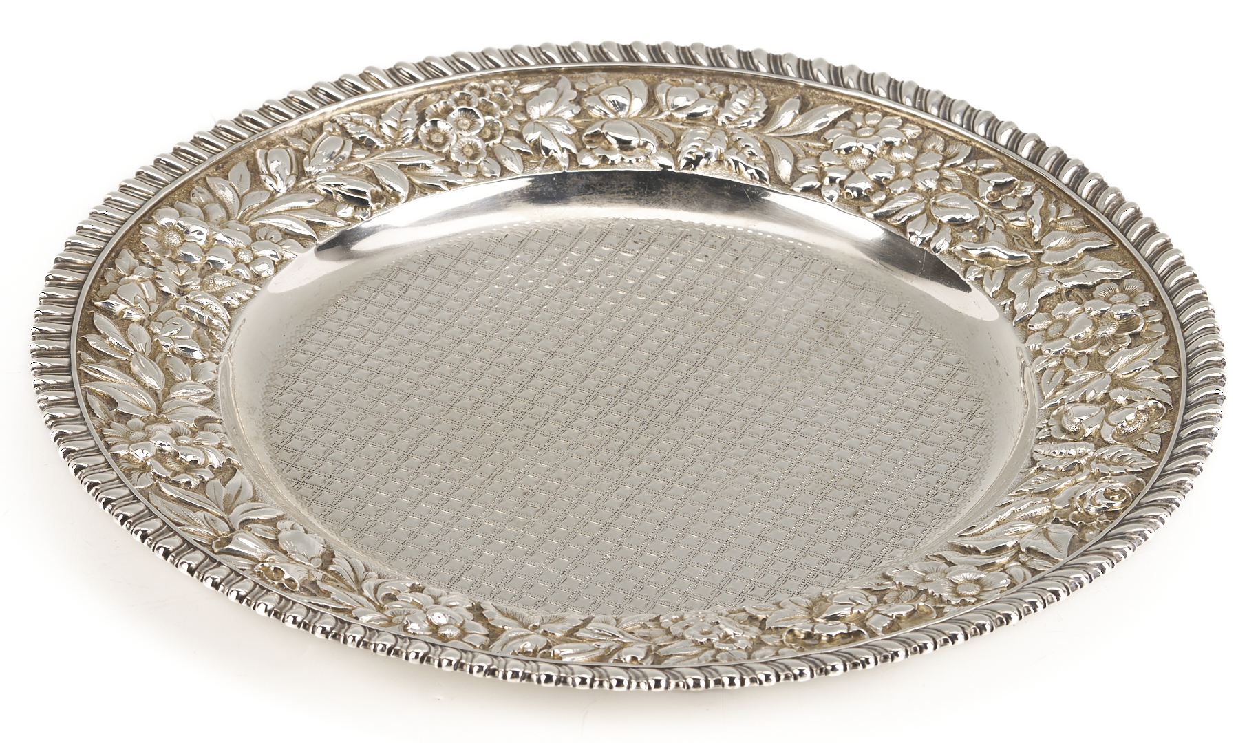 Lot 701: Sterling Bailey Banks Biddle Tray plus Justice & Arminger Cream/Sugar