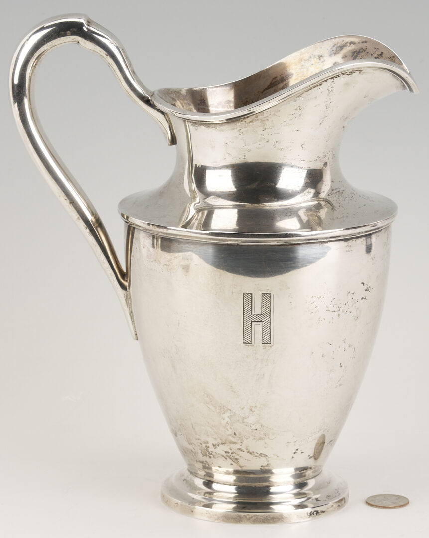 Lot 702: Kirk Sterling Silver Water Pitcher