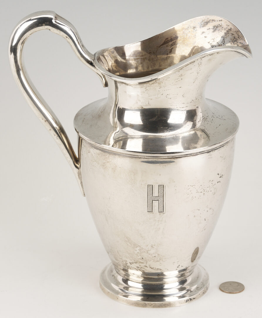Lot 702: Kirk Sterling Silver Water Pitcher