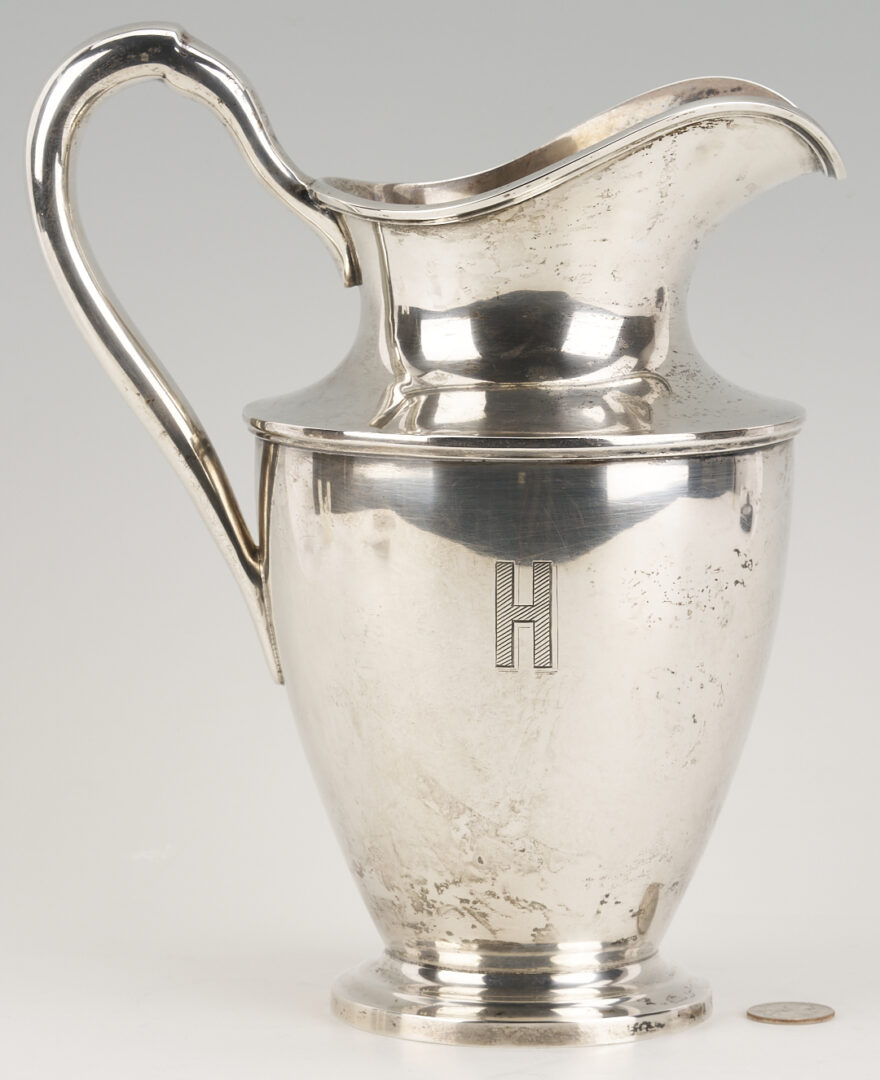 Lot 702: Kirk Sterling Silver Water Pitcher