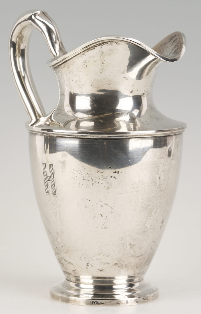 Lot 702: Kirk Sterling Silver Water Pitcher
