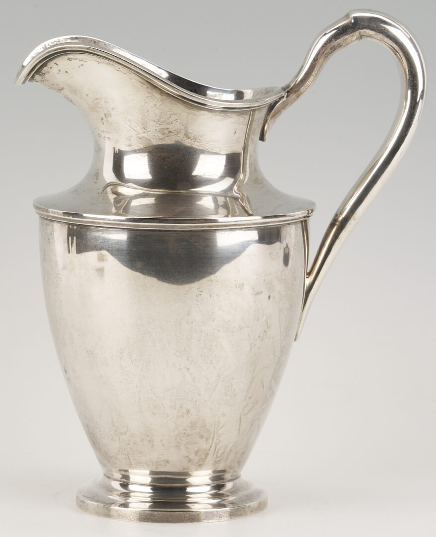 Lot 702: Kirk Sterling Silver Water Pitcher