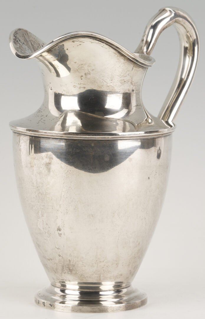 Lot 702: Kirk Sterling Silver Water Pitcher