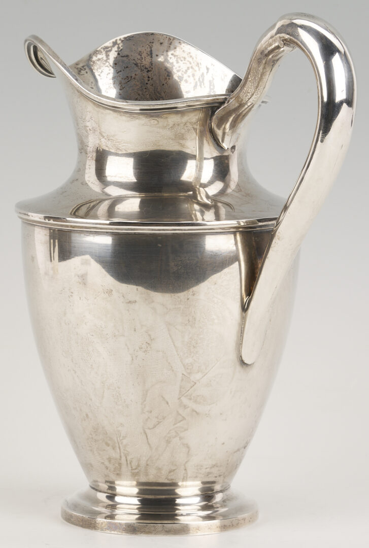 Lot 702: Kirk Sterling Silver Water Pitcher