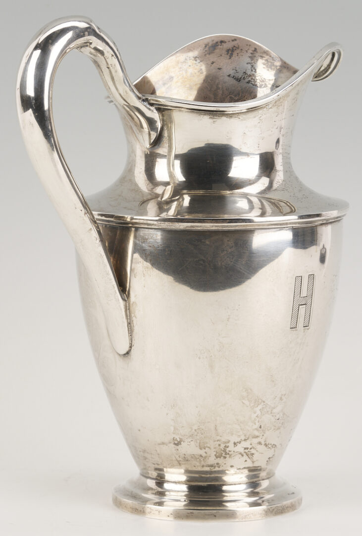 Lot 702: Kirk Sterling Silver Water Pitcher