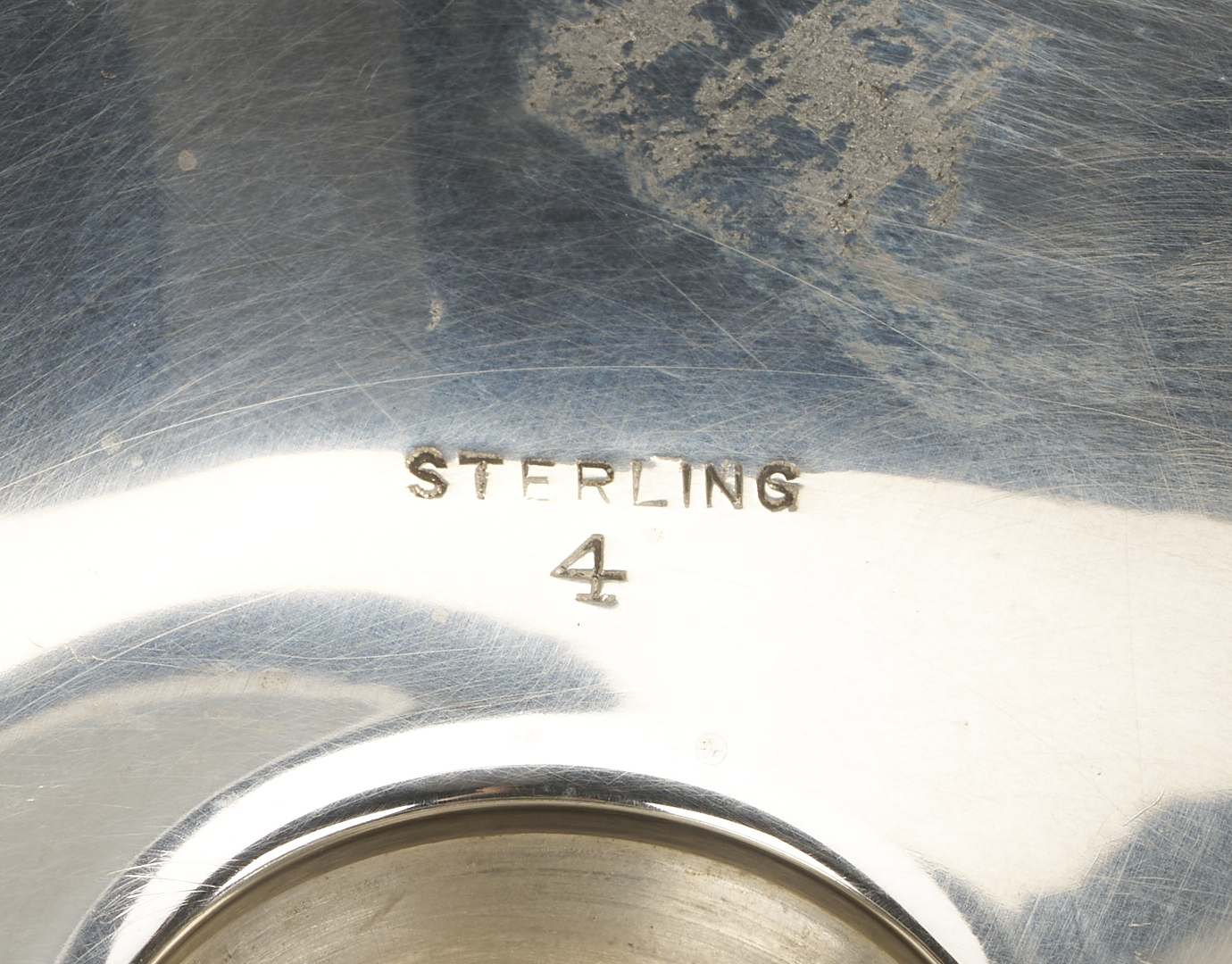 Lot 703: Pr. Sterling Pedestal Compotes & Oval Sterling Dish