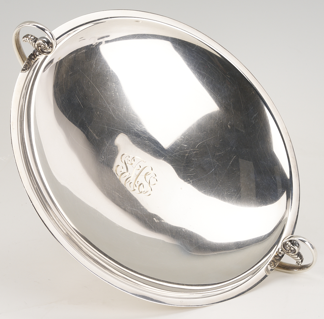 Lot 704: Large Frank Whiting Sterling Silver Centerpiece