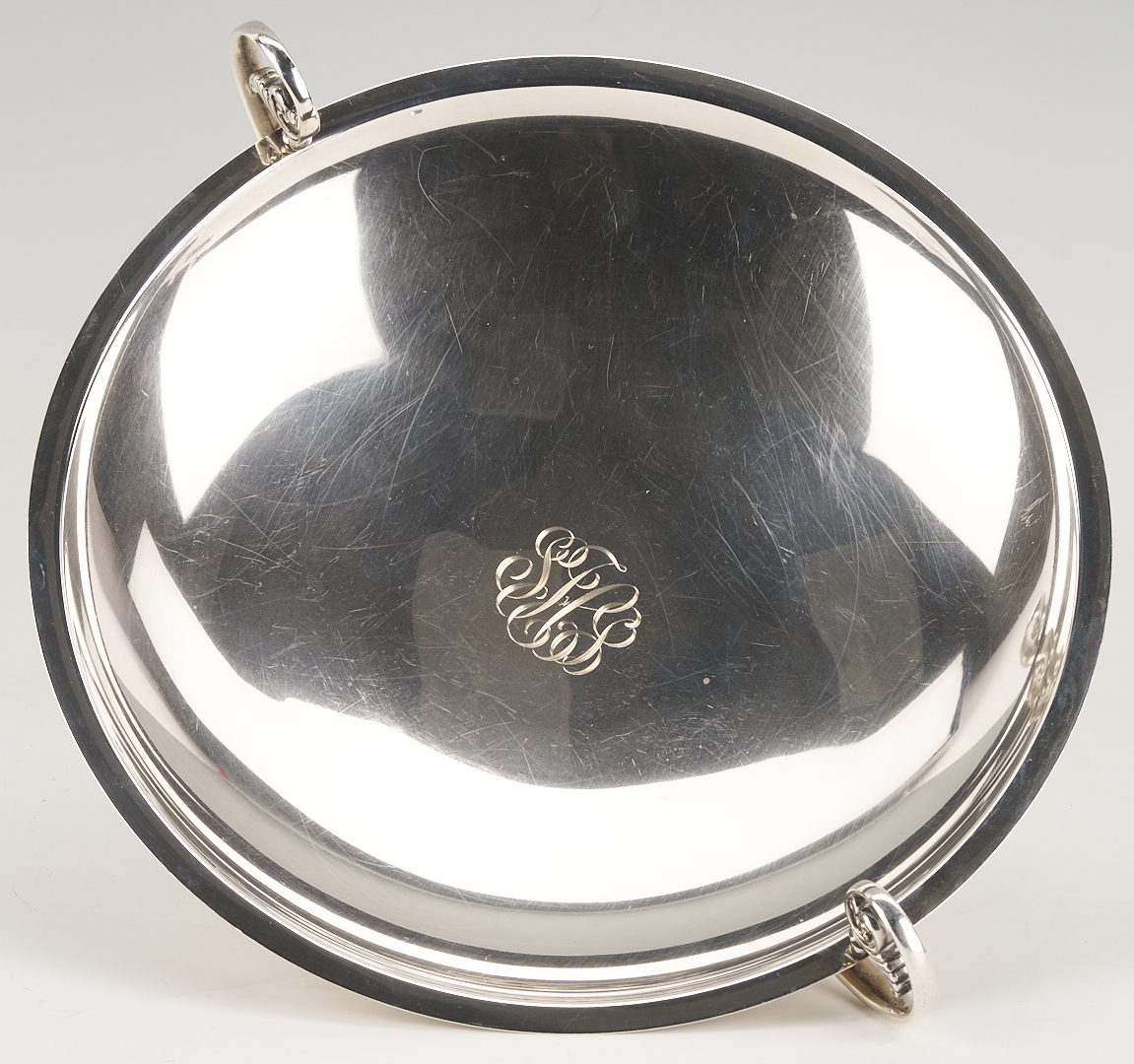 Lot 704: Large Frank Whiting Sterling Silver Centerpiece