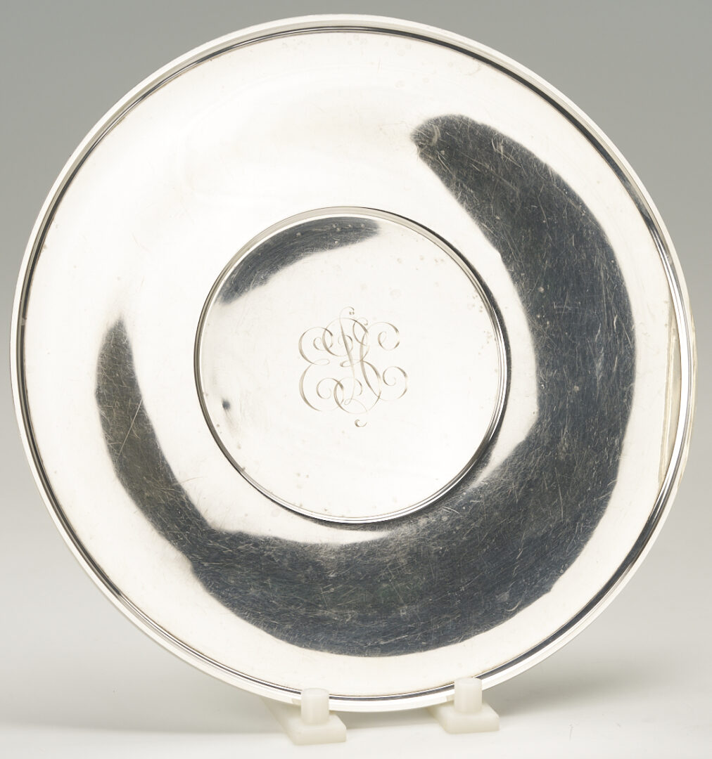 Lot 705: 4 Assorted Sterling Silver Plates