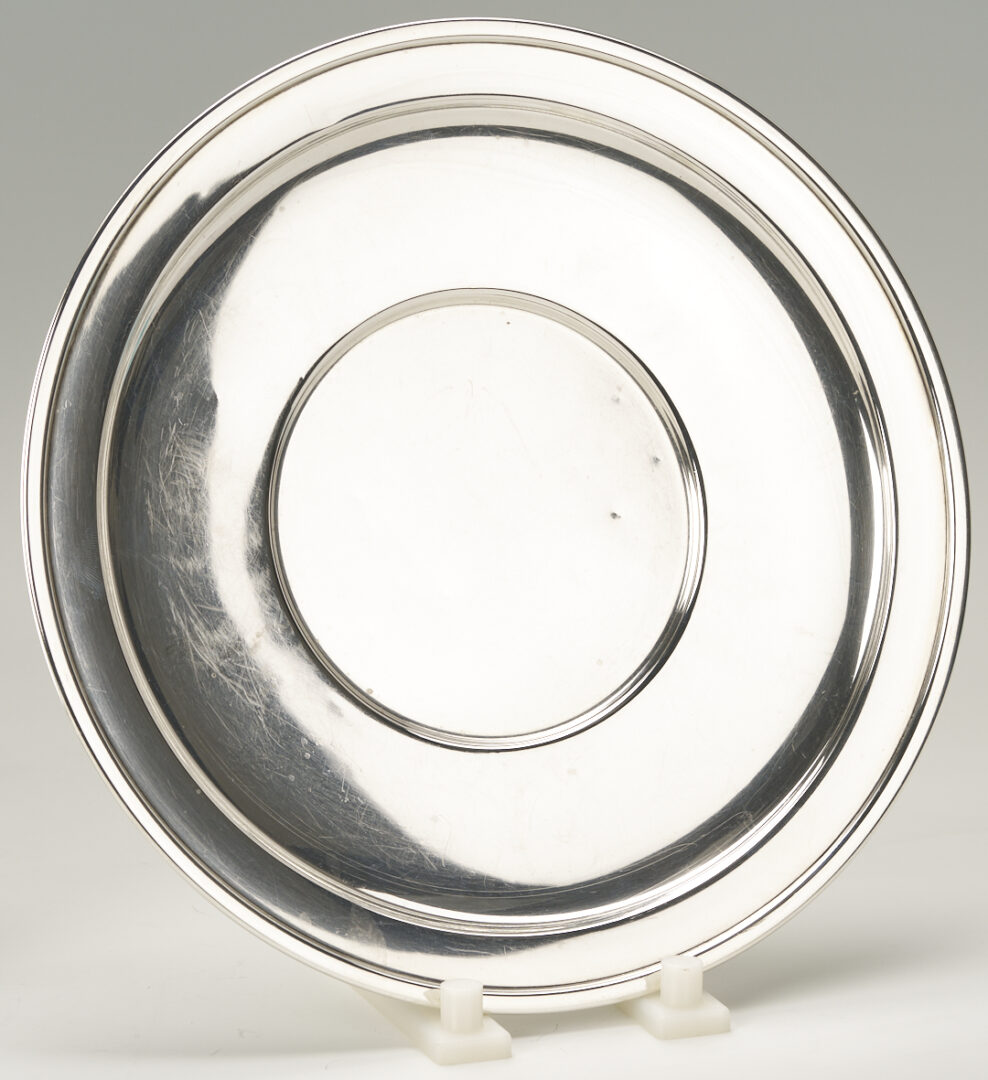Lot 705: 4 Assorted Sterling Silver Plates