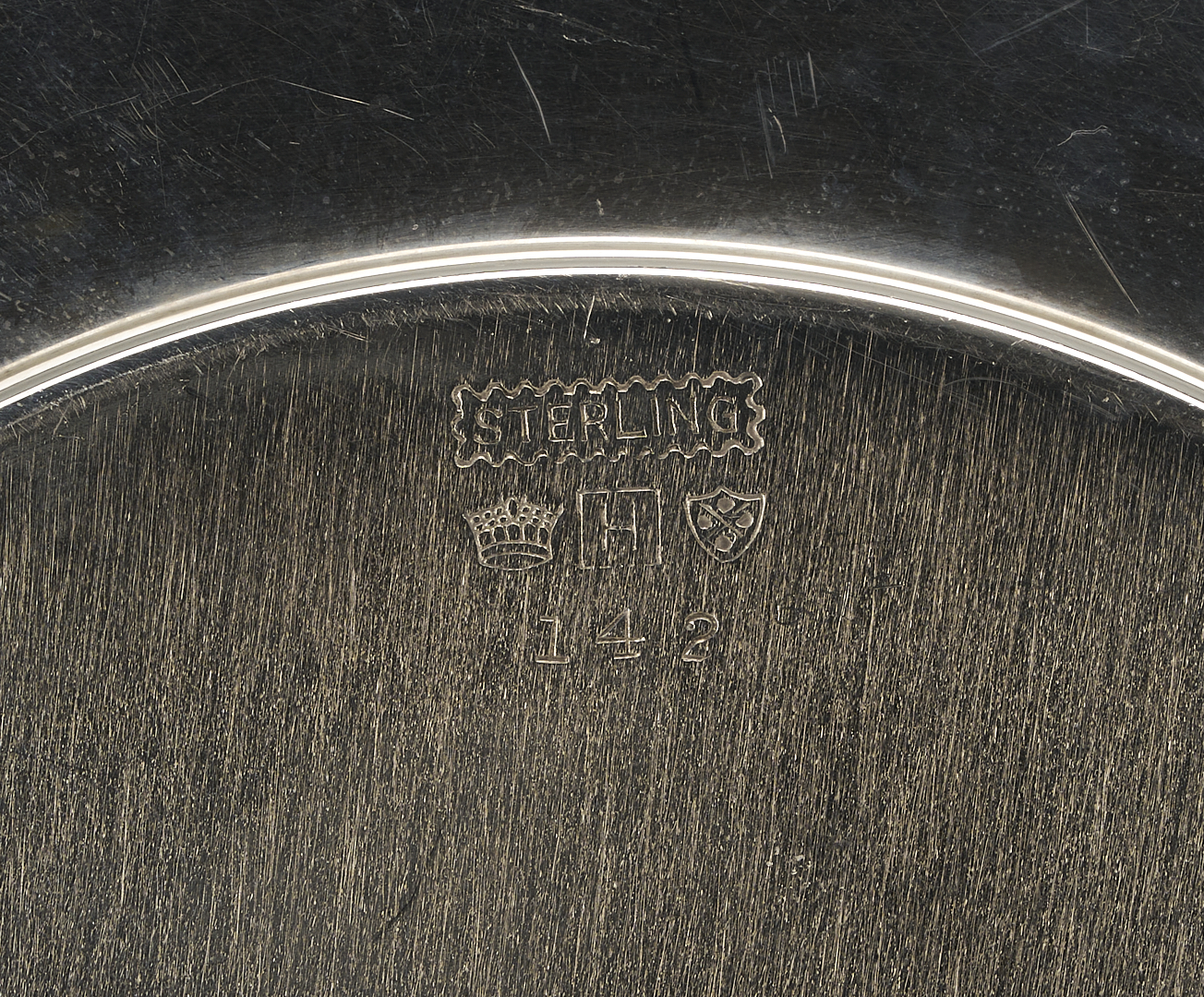 Lot 705: 4 Assorted Sterling Silver Plates